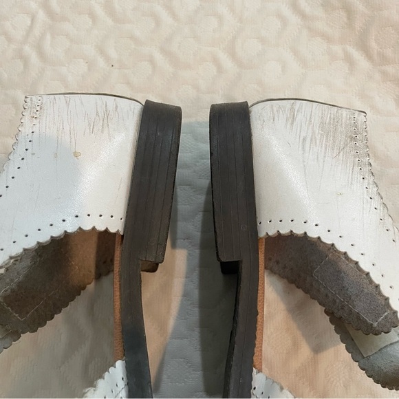 Vintage Romano White Leather Open Toe Sandals Women’s Size 7.5 Fair Condition - Picture 9 of 13